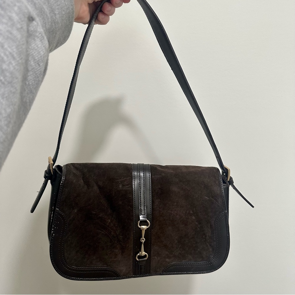 Loft Chocolate Brown Shoulder Bag